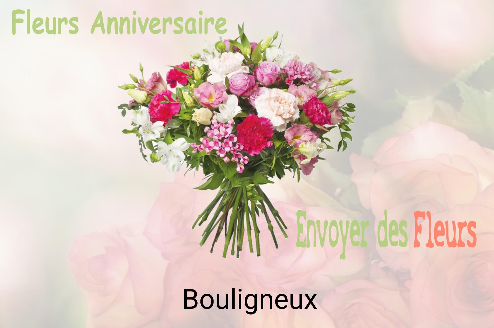 Bouquet de fleurs d’anniversaire livré à Bouligneux