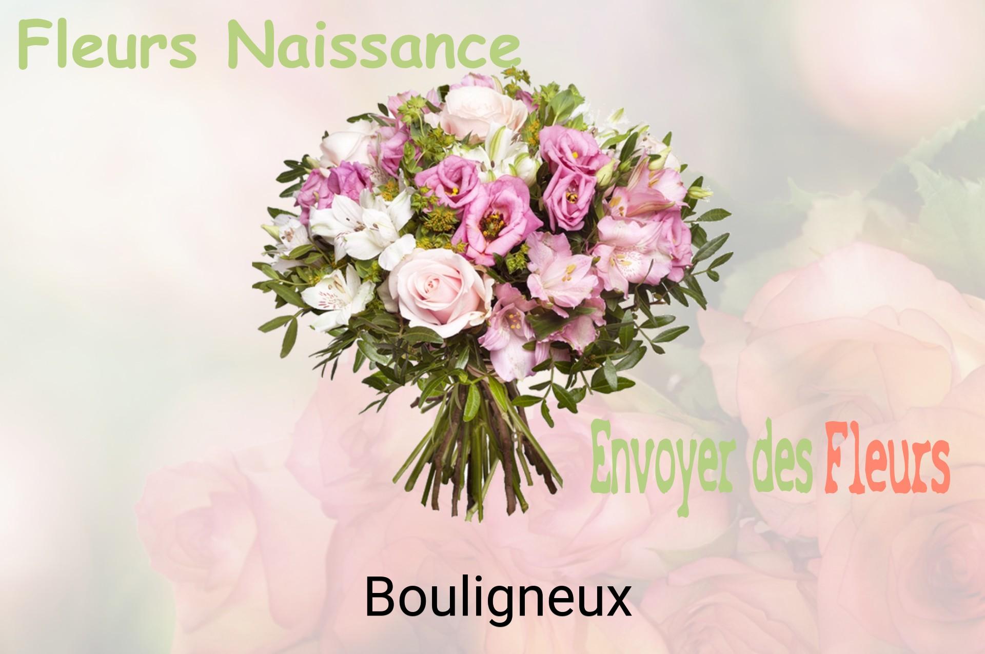 Bouquet de fleurs de naissance livré à Bouligneux